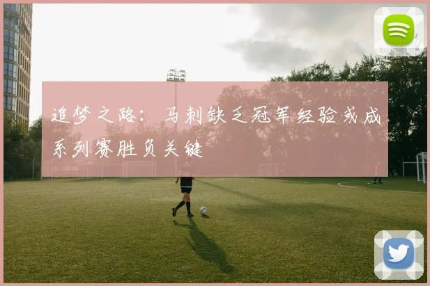 追梦之路：马刺缺乏冠军经验或成系列赛胜负关键